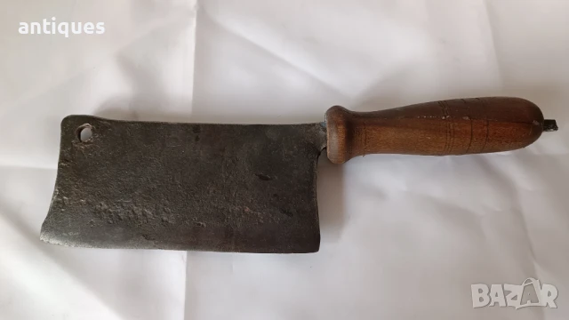 Стар месарски сатър от соц-а - 30см, снимка 1