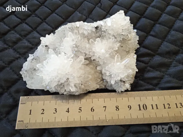 №120, Кварц,Кварцова друза,Кварц със сфалерит,Кристали,Минерали,Родопи,, снимка 2 - Декорация за дома - 47671377