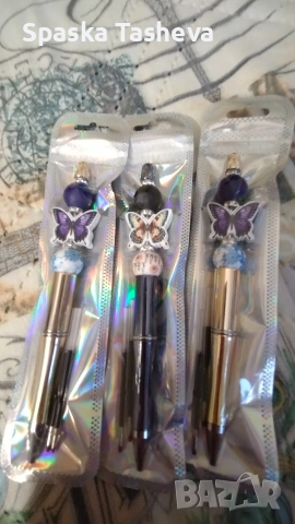 Ръчно изработени химикалки , снимка 10 - Декорация за дома - 52726898