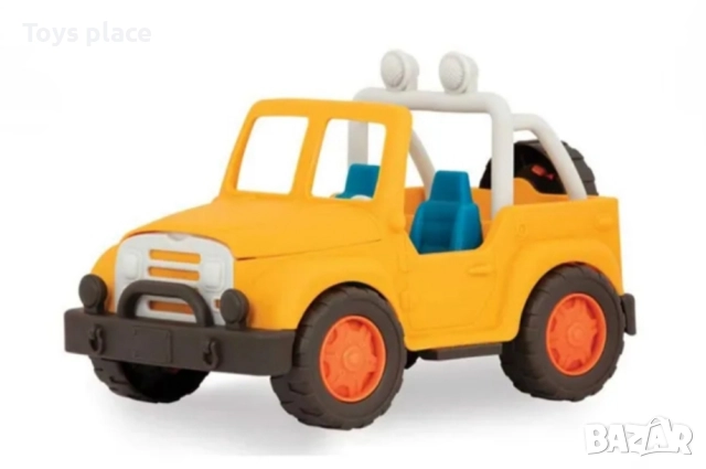 НОВ Джип  Battat Wonder Wheels - 4 x 4, жълт, снимка 2 - Коли, камиони, мотори, писти - 51858639