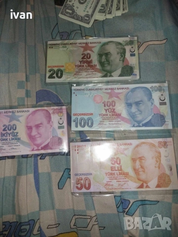 Фалшиви пари долари и евро и турски лири, снимка 3 - Колекции - 52667751