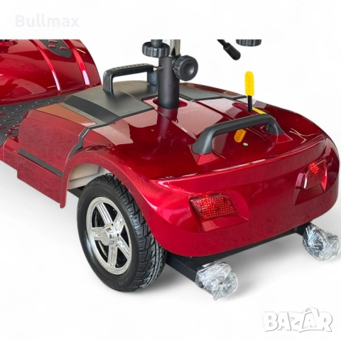  Сгъваема електрическа четириколка N5, Червена, Преносима, снимка 6 - Генератори - 52570118