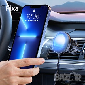 MagSafe безжично зарядно за автомобил “YLLZI”, снимка 2 - Безжични зарядни - 40130753