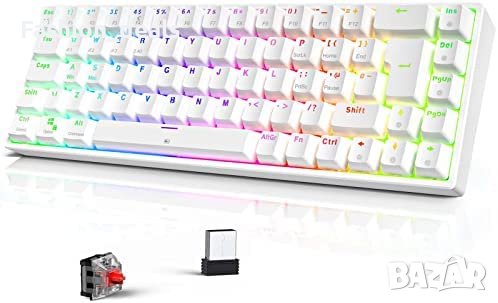Нова игрална преносима клавиатура с LED подсветка Ps4 Ipad геймър игри, снимка 1 - Други - 41187563