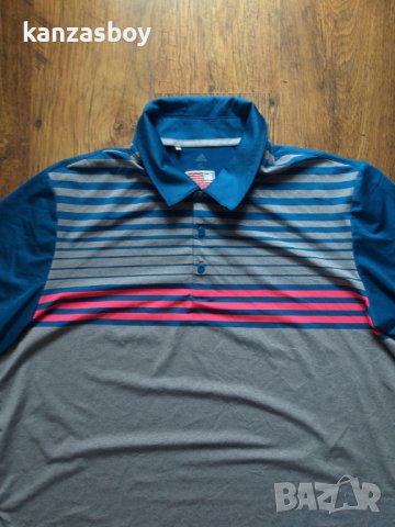 adidas Ultimate365 3-Stripes Heathered Polo Shirt - страхотна мъжка тениска, снимка 3 - Тениски - 40882871