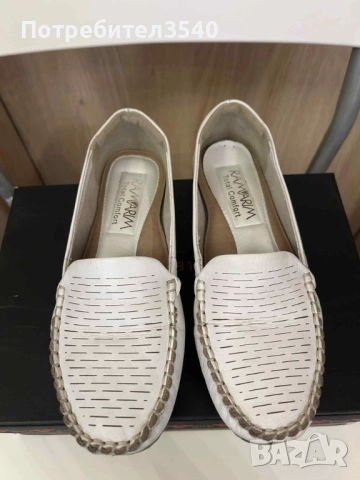 Бели мокасини Ramarim, снимка 8 - Дамски ежедневни обувки - 43352134