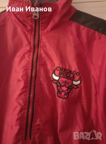 Оригинално ретро двулицево яке на Chicago Bulls, снимка 11 - Баскетбол - 48430492