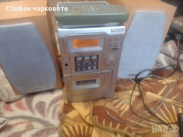 Аудио уредба със тонколони комплект и дистанционно , снимка 2 - Аудиосистеми - 51586639