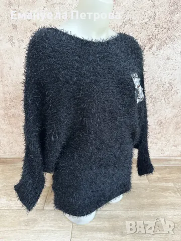 Дамски пуловер - рокля пуловер - тип туника, снимка 2 - Блузи с дълъг ръкав и пуловери - 48071421