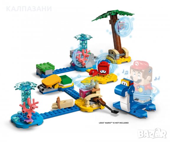 LEGO® Super Mario 71398 - Комплект с допълнения Dorrie’s Beachfront, снимка 4 - Конструктори - 35669637