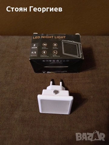 Чисто нова лед нощна лампа адаптер