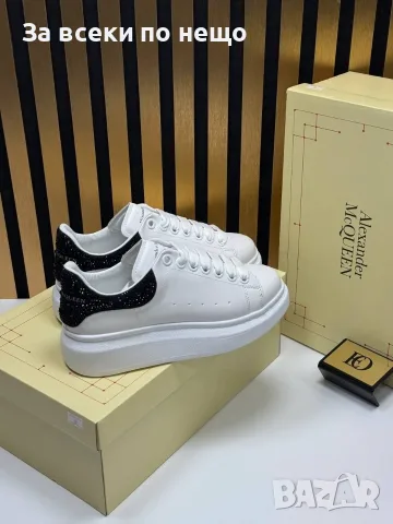 Alexander McQueen Дамски Маратонки С Кристали👟Дамски Спортни Обувки С Камъни - 3 Цвята Код E143, снимка 5 - Маратонки - 55799954