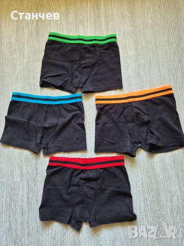 Лот от 4+1 подарък детски боксерки London Underwear, размер 9-10 години (134) -140 см Отлични / Нов, снимка 9 - Детско бельо и бански  - 55854088