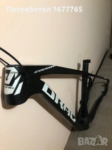 Карбонова рамка за велосипед 29 drag , снимка 2 - Части за велосипеди - 53076394