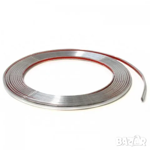 Никелова декоративна лайсна 20 mm x 13 m, снимка 5 - Аксесоари и консумативи - 55863337