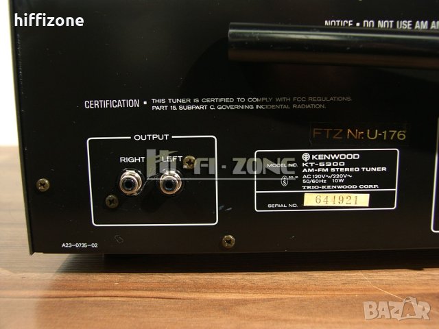  Kenwood kt-5300  ТУНЕР, снимка 8 - Ресийвъри, усилватели, смесителни пултове - 44430203