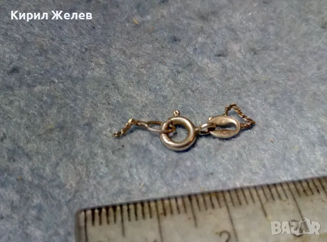 СТАРА СРЕБЪРНА ЗАКОПЧАЛКА За КОЛИЕ ВЕРИЖКА ГРИВНА СРЕБРО 925 ITALY КАРАБИНКА За СИНДЖИРЧЕ 49894, снимка 6 - Други - 49147701
