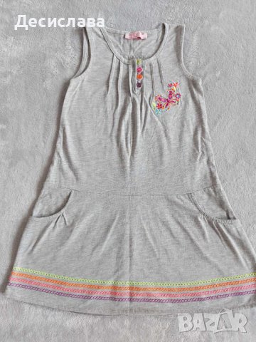 Детска лятна рокля за момиченце размер 110-116 см 4-5 години, снимка 1