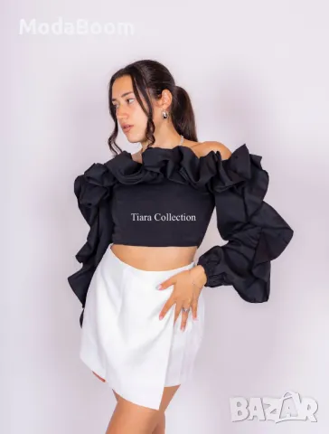 Дамски черен топ 