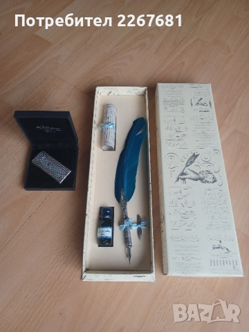 Сувенир "Перо и мастилница", снимка 2 - Други - 51884117