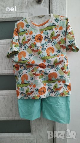 Комплект тениска с къси панталони , снимка 4 - Детски комплекти - 40955753
