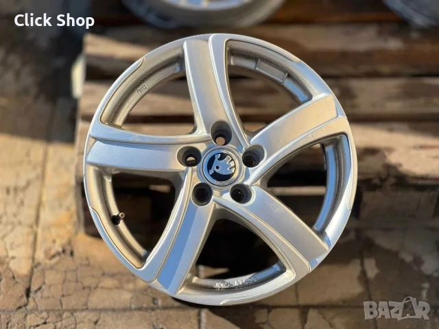 5х100 16 Цола Лети Джанти Skoda Fabia 5x100 Шкода Фабиа, снимка 5 - Гуми и джанти - 52435829