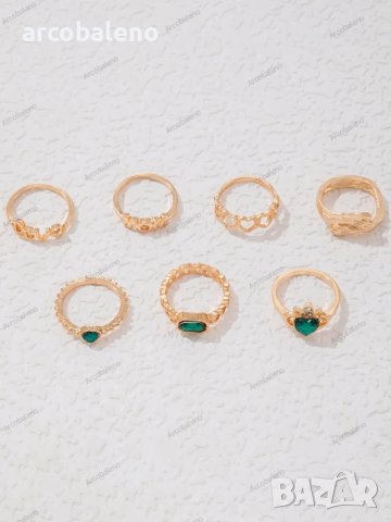 Дамски моден комплект бижута(пръстени), 3модела - 023, снимка 12 - Пръстени - 41292682