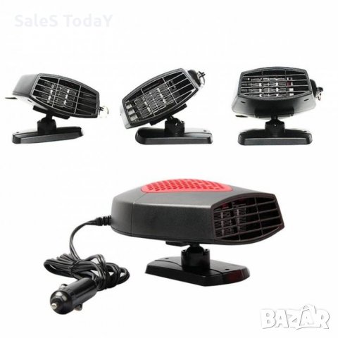 Печка за кола, духалка за автобомил, нагревател 150W, 12V, режим топло и студено, черен-, снимка 4 - Аксесоари и консумативи - 34409799
