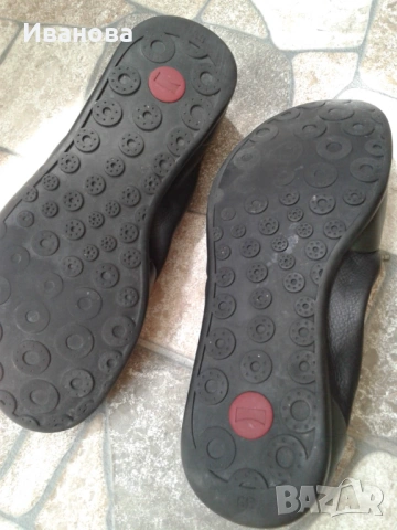 Удобни черни обувки CAMPER., снимка 4 - Дамски ежедневни обувки - 53638219