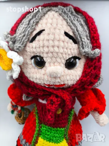 Мартеница Баба Марта голяма ръчна изработка , снимка 2 - Декорация за дома - 49258162