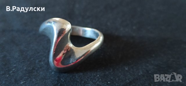 Дизайнерски сребърен пръстен , снимка 2 - Пръстени - 41864366