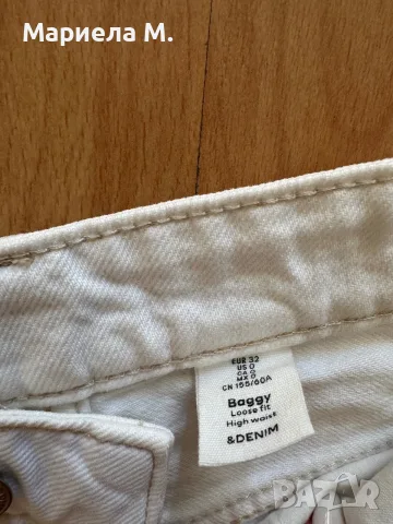 H&M беши дънки, 34, отлични, снимка 2 - Дънки - 56336691