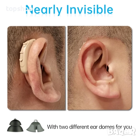 Чисто нов запечатан с целофан слухов апарат TKING CIC Акумулаторен RIE приемник, вграден усилвател.., снимка 7 - Друга електроника - 52065156