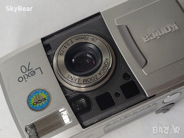 Компактен аналогов апарат Konica lexio 70, снимка 4 - Фотоапарати - 40440848
