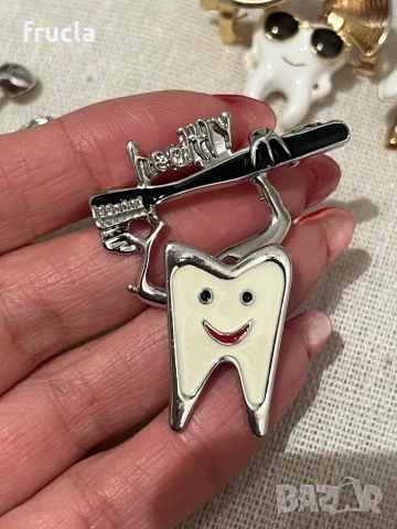 Брошки за Зъболекар, снимка 2 - Други - 53129028
