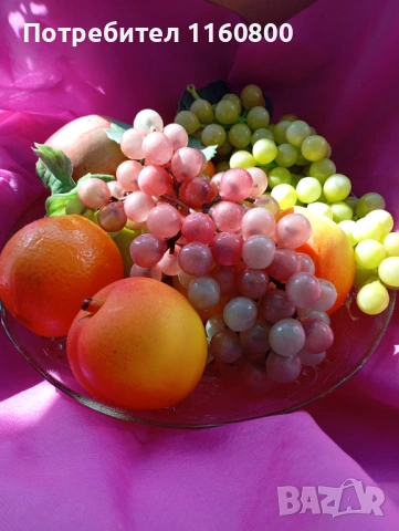 Фруктиера с изкуствени плодове, снимка 2 - Други - 53617954