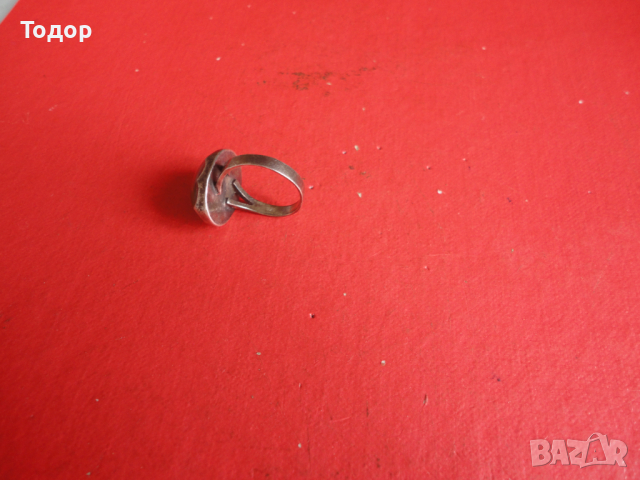 Невероятен сребърен пръстен с камък , снимка 7 - Пръстени - 44619143
