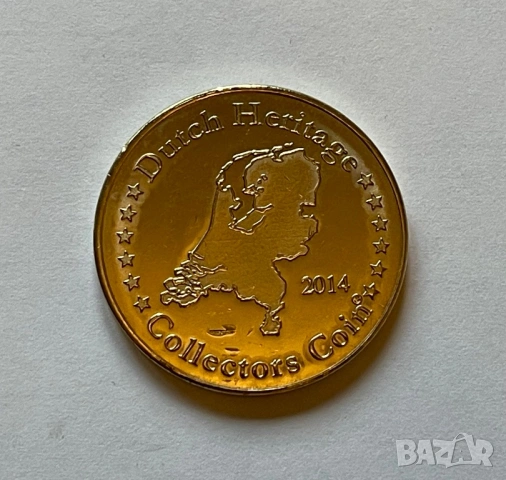 Монета + картичка - замък Биненхоф, Хага. Ridderzaal-Binnenhof, Den Haag, снимка 4 - Нумизматика и бонистика - 53173263