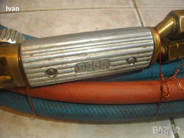 ОКСИЖННА АЦЕТИЛЕНОВА ГОРЕЛКА 52 см PREGO СТАРО КАЧЕСТВО С МАРКУЧИ 2Х10м, снимка 4 - Други инструменти - 41881278