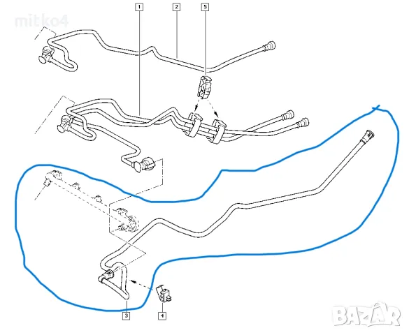 нов маркуч за гориво зо рено 8200199856, снимка 2 - Части - 47576795