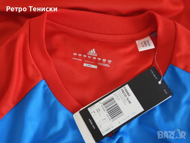 Тениска — Вратарски adidas — Мъже размер L Червено, снимка 4 - Тениски - 56312873