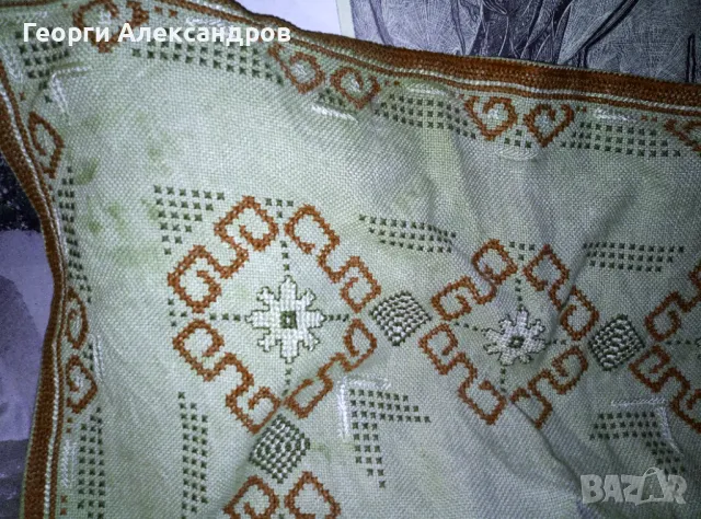 СТАРИННА Ръчно ВЕЗАНА КЪРПА Етнографска ШЕВИЦА УНИКАТ, снимка 5 - Антикварни и старинни предмети - 48073523