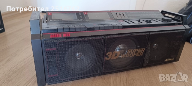 HITACHI TRK-3D8E, снимка 5 - Радиокасетофони, транзистори - 52613674