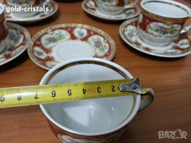 Стар български порцелан чаши за кафе, снимка 3 - Антикварни и старинни предмети - 36163648