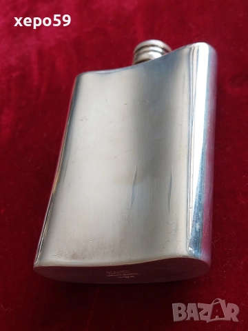 Сребърна бутилка за уиски-MAPPIN&WEBB,Hip Flask Silver/чаша,сребро,кана/, снимка 5 - Други - 52335981