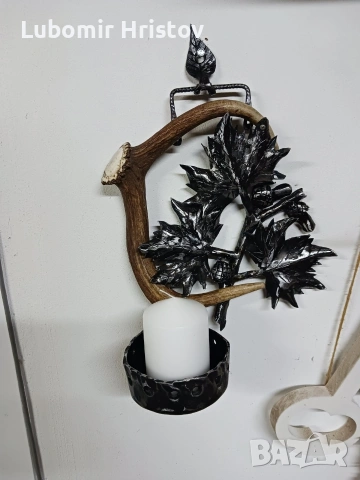 Свещник, снимка 3 - Декорация за дома - 53225045