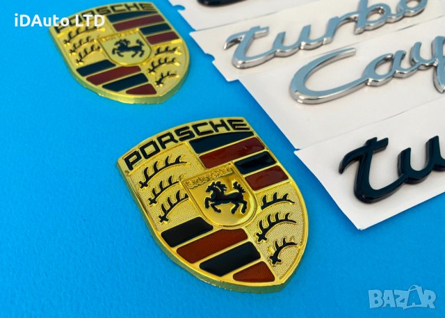 Porsche надпис, емблема, бадж, порше, Cayenne, panamera, turbo s, снимка 9 - Аксесоари и консумативи - 35888162
