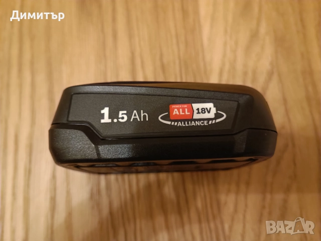  Батерия Bosch PBA 18V 1.5 Ah W-A, снимка 6 - Винтоверти - 52950636