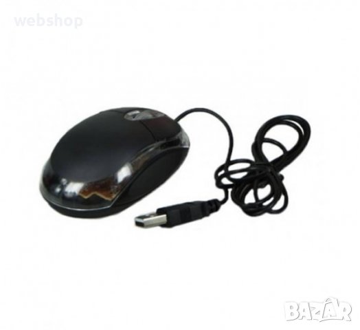 Оптична мишка Budget светеща USB DPI=800, снимка 1