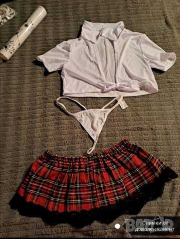 Секси костюм на ученика, снимка 5 - Бельо - 41784988